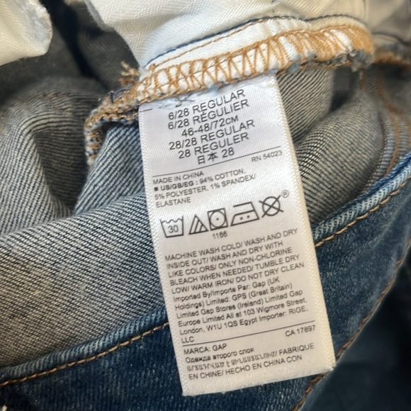 GAP Denim 6/28 Regular - Picture 7 of 8